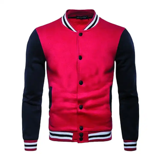 OEM Wholesale High Quality Varsity Jacket for Men Custom Logo Embroidery Vintage Style with Leather Sleeve XS Size - Product Image 3