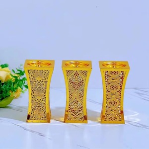 Elegant Arabic Metal Incense <b>Burner</b> and <b>Candle</b> Holder Creative Dual-Use for Religious Middle Eastern Festivals Top Arrival - Product Image 3