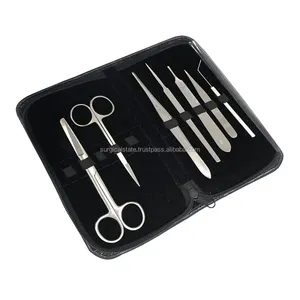 2024 Anatomy Medical Student Collage Lab Set German Standard Dissecting Kit With Stainless Steel Forceps And Scissors