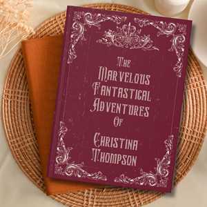 LABON Journal personnalisé de style vintage Cadeau de mariage personnalisé Cadeau de mariage pour couple Écrivains Cadeau de demoiselle d'honneur - Product Image 5