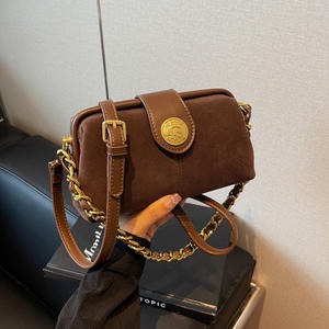 Bolso de mano para mujer, bolsos de hombro, bolsos cruzados de cuero PU, bolso de mano Vintage, cierre de cremallera - Product Image 1