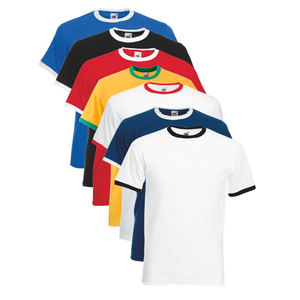 T-shirt en jersey chiné unisexe par Canvas Ringer Style en coton/fibre de bambou - Product Image 6