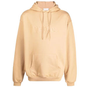 Último diseñador 3D en relieve Pullover Hoodie Hombres Patrón sólido Abrigo de invierno Cuello con capucha Logotipo personalizado 100% Algodón Ropa de calle - Product Image 5