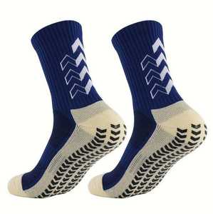 Chaussettes de sport de football de football antidérapantes confortables pour unisexe 2024 plus récent accepter les chaussettes de sport de conception de logo personnalisé - Product Image 1