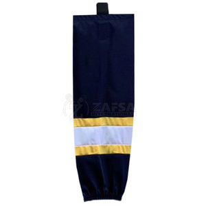 Chaussettes d'entraînement de hockey sur glace en tissu polyester léger, entièrement personnalisables, nouveau style - Product Image 2