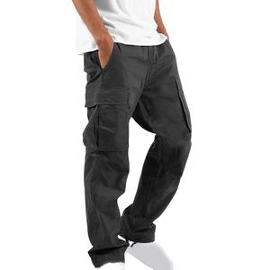 กางเกงจ็อกเกอร์ผู้ชาย แห้งเร็ว ระบายอากาศดี ผ้าโพลีเอสเตอร์ผสมคอตตอน สำหรับวิ่งและออกกำลังกาย ลายเรียบ โลโก้ สายรูดเอว รุ่น 2026 - Product Image 3