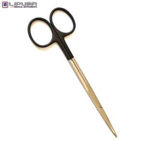 กรรไกรผ่าตัดทางทันตกรรมแบบตรง 8 นิ้ว คุณภาพพรีเมียม แบบเมทเซนบัม/แทนเซอร์ ผลิตจากทังสเตนคาร์ไบด์ มาตรฐานความปลอดภัยแบบแมนนวล-MOL - Product Image 6