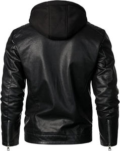 Nuevo estilo de invierno Buen rendimiento Motocicleta Pakistaní Venta al por mayor Chaquetas de cuero Fabricante Cinturón Lado Casual Chaqueta de moto - Product Image 2