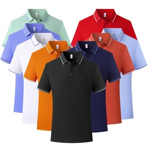 Service OEM personnalisé, tissu tricoté solide 100% coton, anti-rides, unisexe, homme femme, manches courtes, séchage rapide, pour chemise de golf - Product Image 6