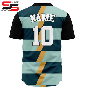 Sudadera de uniforme de béisbol de tamaño de EE. UU. con sublimación de calor, malla impresa, bordado transpirable, Jersey de béisbol personalizado - Product Image 2