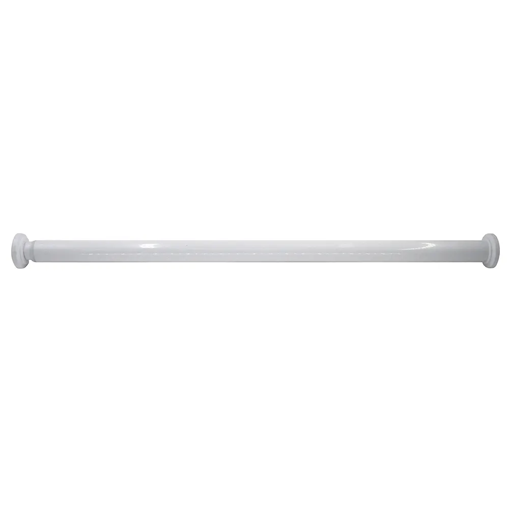 For Curtains white 16/19mm Tension Rods 28"-48" 70-120cm