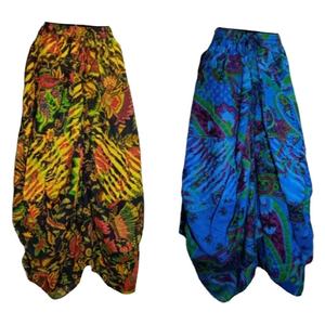 2021 Offre Spéciale femmes mode décontracté Sexy jupes coton Jullar nouveau Boho Design coloré cravate taille naturelle respirant - Product Image 1