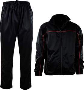 Ensemble de survêtement d'été à motif solide pour hommes avec poche arrière zippée - Product Image 4