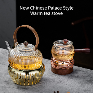 <span class=keywords><strong>Teiera</strong></span> in Vetro Borosilicato Trasparente Resistente al Calore Yurtrain, Mantiene il Calore per 24 Ore, Infusore per Tè e Erbe - Product Image 2