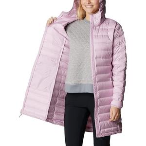 Veste matelassée longue en tricot brillant pour femmes, chaude, imperméable, coupe-vent, rembourrée de coton, vêtements d'extérieur streetwear, sport d'hiver - Product Image 4