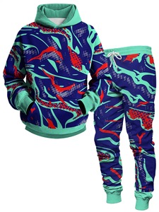 Conjuntos de chándal para hombre Sudadera con capucha y pantalones Mujer Jersey con capucha de color sólido + Pantalones Traje Ropa deportiva informal Conjuntos Hombre - Product Image 6