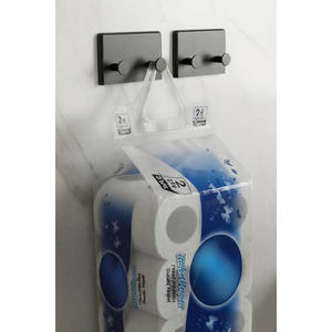 Kit d'Accessoires Muraux Modernes pour Salle de Bain et Cuisine, Installation Facile, Adhésif Chromé, Écologique, Anti-Corrosion - Product Image 6