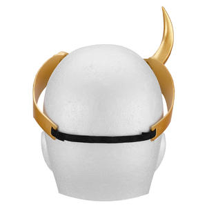 Personnalisé Halloween Golden Loki Casque <span class=keywords><strong>Super</strong></span> Héros Cosplay Prop Adultes Adolescents Film <span class=keywords><strong>Thor</strong></span> Masque Halloween Cosplay Bandeau Couronne - Product Image 5