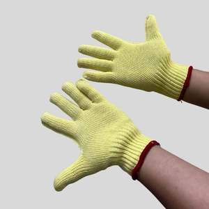 Guantes de Fibra de Aramida 100% (Kevlar/Twaron) Elásticos, Lisos (sin Recubrimiento), con Puño Acampanado, Resistentes al Calor y a las Llamas - Product Image 3