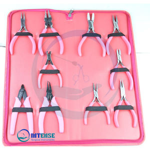 Mini Juego de 10 Alicates para Joyería, Juego de Herramientas Planas para Hacer Joyería, Incluye Herramientas Básicas para Hacer Joyería - Product Image 3