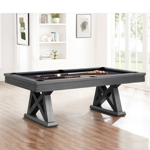 Mesa de Billar de Lujo de Alta Gama Personalizada de 7 Pies con Base de Pizarra, Mesa de Billar de Madera Maciza, Colores de Tela Opcionales, MOQ Bajo Disponible para el Hogar - Product Image 2