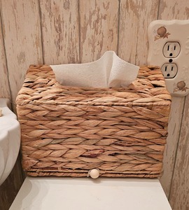 Porte-serviettes en jacinthe d'eau, écologique, décoration naturelle pour la maison et la maison, vente en gros du Vietnam - Product Image 5