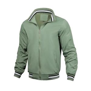 Veste décontractée sans capuche avec poche latérale de baseball zippée pour printemps et automne Vestes pour hommes - Product Image 4