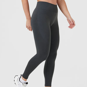 Venta directa de fábrica, mallas de gimnasio de cintura alta para mujer, mallas de Yoga de cintura elástica hechas de nailon de punto para deporte de Fitness de verano - Product Image 3