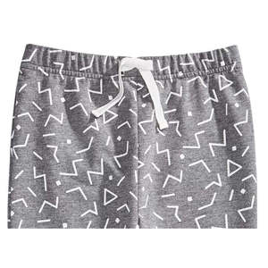 Pantaloni sportivi grigi con stampa geometrica First Impressions per bambino, taglia 12 mesi - Product Image 2