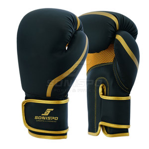 Gants de boxe légers en cuir PU de vachette, durables, tailles 8oz et 14oz, motif imprimé, évacuation de l'humidité, entraînement, vente chaude - Product Image 2