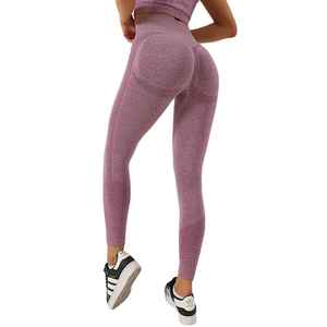 กางเกงเลคกิ้งออกกำลังกายเอวยางยืดสำหรับผู้หญิงเลกกิ้งสำหรับใส่เล่นฟิตเนสเล่นโยคะ - Product Image 2