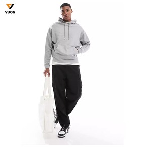Pulls à capuche surdimensionnés et lourds en coton 100% pour hommes, style à capuche épais de luxe avec techniques brodées pour la saison d'automne - Product Image 5