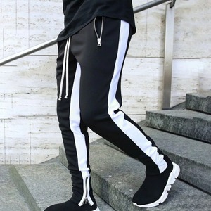 Pantalon élastique de gym pour homme, pantalon de survêtement décontracté d'automne et d'hiver avec fermeture éclair, jogging, sport, course à pied, vêtements de sport - Product Image 5