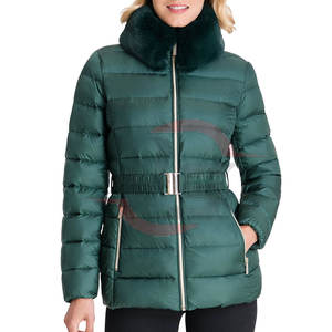 Chaqueta acolchada de punto transpirable de alta calidad para mujer, chaqueta de tamaño personalizado - Product Image 1