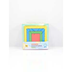 UATOYS Six-Shape Wooden Puzzle Set <b>Educational</b> DIY <b>Toy</b> for 2 to 4 Years Jigsaw Puzzle Teaching Aids for Geometry Fun - Product Image 2