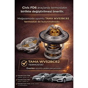 สำหรับฮอนด้า ซีวิค FD6 ปี 2006-2012 ถังพักน้ำหล่อเย็นพร้อมฝาปิดใหม่ 19101-RNA-A01 - Product Image 4