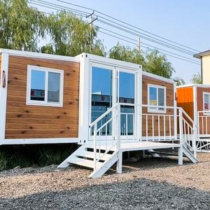 Casa Container a Doppia Ala Espandibile con 2 Camere da Letto e Set di <span class=keywords><strong>Mobili</strong></span> per Hotel e Ville, Pronta per Essere Abitata - Product Image 2