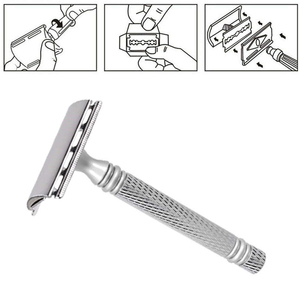 Maquinilla de afeitar de seguridad personalizada para hombre, maquinilla de afeitar de seguridad recta, precio bajo, venta al por mayor - Product Image 5