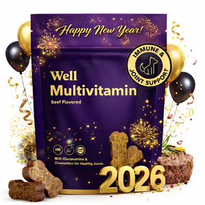 Golosinas Masticables Suaves para Mascotas, Precio al por Mayor, Ingredientes 100% Naturales, Multivitaminas, Calcio, Refuerzo del Sistema Inmunológico, Mejora la Salud de la Piel - Product Image 1