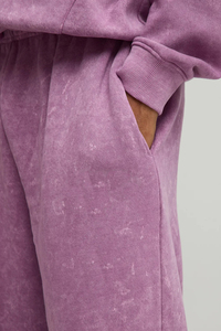 Wholesale <b>oversized</b> Men's <b>pants</b> 100% Cotton custom DTG Printed logo with side <b>cargo</b> pockets sunfade washed man sweatpants - Product Image 3