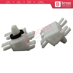 BCF1662 10 Pieces Side Moulding <b>Clip</b> for Land 90467-10161 White Nylon - Product Image 3