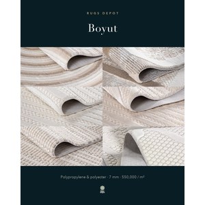 พรมโพลีโพรพิลีนและโพลีเอสเตอร์ขายส่ง รุ่น BOYUT BY044 สีแอนทราไซต์ ผลิตด้วยเครื่องจักรจากตุรกี สำหรับห้องนั่งเล่น โรงแรม และโครงการต่างๆ - Product Image 3