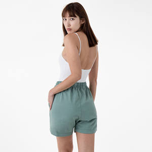 Short de jogging d'été léger à séchage rapide OEM pour femmes Shorts de survêtement pour femmes de voyage avec poches - Product Image 4
