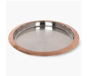 Plateau de service alimentaire en fer de qualité supérieure, forme unique, design moderne, taille et couleur personnalisées, utilisation pour mariage, meilleur exportateur indien - Product Image 3