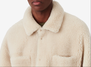 Chaqueta Exclusiva de Tela Sherpa para Hombre, Abrigo Cálido y Esponjoso para los Días Fríos, Diseño Duradero, Cálido y Elegante, Precio Accesible - Product Image 4