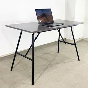 Escritorio Plegable de Madera de Caucho 120x60cm-SPD68130 - Product Image 4