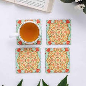 Wood Round Modern Tea Coffee Wine Glass Mats Pads High Quality Homeware Tableware Dinnerware <b>Drink</b> <b>Coaster</b> - Product Image 3