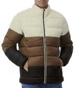 Top des tendances vêtements d'hiver à la mode hommes Bomber vestes nouveau Design Slim Fit plaine coton rempli imperméable tenue décontracté - Product Image 6