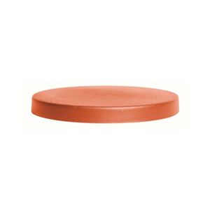 Support de plante mobile rond en plastique Prosperplast avec 4 roues, 29,2 x 29,2 x 4 cm, couleur terre cuite - Product Image 1