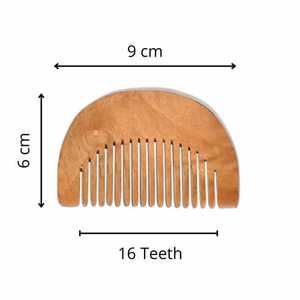 Neem <b>Wood</b> <b>Comb</b> with Bamboo Teeth Price for Healthy Hair Styling and Care Home & Salon Use FAIZA CRAFT - Product Image 2